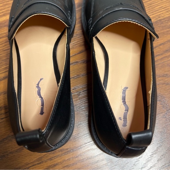 LOFT Penny Loafers in Black size 5.5 - Picture 8 of 15